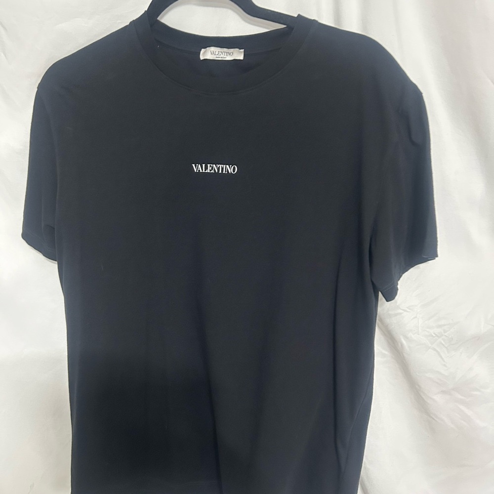 Valentino Black Crew Neck Tee